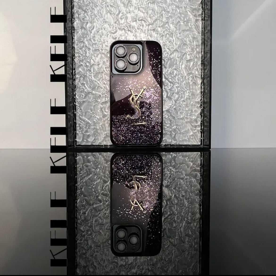 2024 Trends Shimmery Quicksand iPhone Cases With Lux Stylish